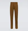 Loro Piana Graie Tapered Wool Pants In Pecan