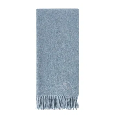 Loro Piana Grande Unita Cashmere Scarf In Blue