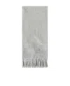 Loro Piana Grande Unita Fringed-edge Scarf In Gray