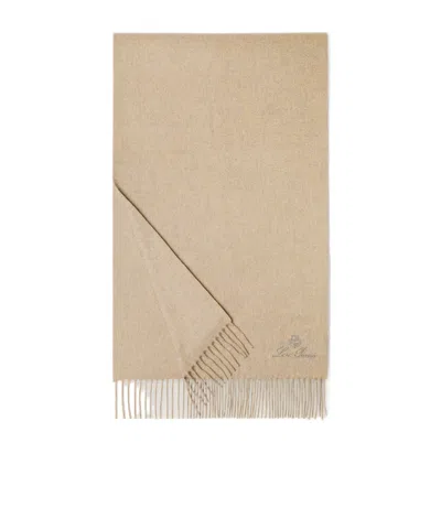 Loro Piana Grande Unita Scarf In Brown