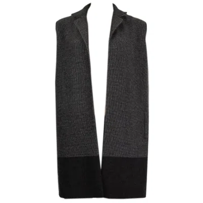 Pre-owned Loro Piana Grey Cashmere Open Vest Jacket S In Gray