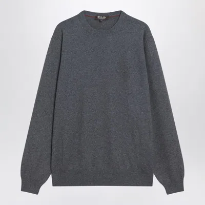 Loro Piana Grey Mã&copy;lange Sweater In Blue