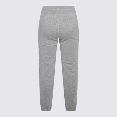 Loro Piana Grey Wool Pants In Flannel Melange