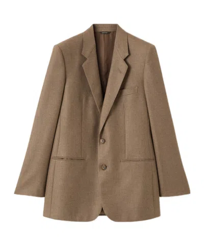 Loro Piana Guia Single-breasted Blazer In Brown