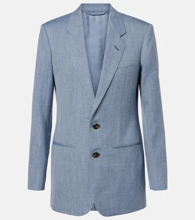 Loro Piana Guia Wool, Silk, And Linen Jacket In Multi