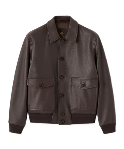 Loro Piana Harden Bomber Jacket In Brown