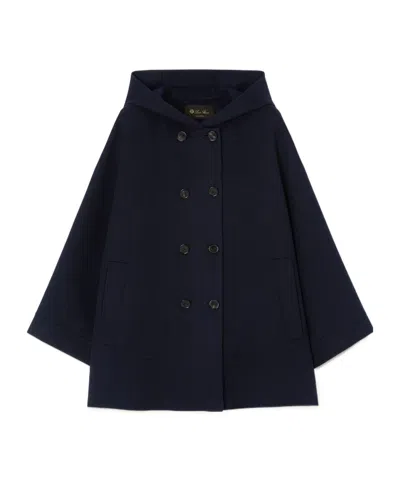 Loro Piana Havel Caban Jacket In Blue