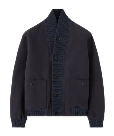 Loro Piana Hayle Bomber Jacket In Blue