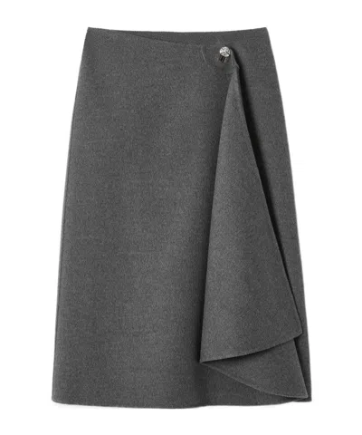Loro Piana Hazel Skirt In Gray
