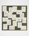 Loro Piana Heritage Silk Twill Foulard Scarf In Multi
