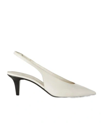 Loro Piana High-heeled Sandals In White