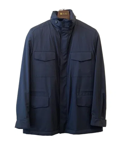 Loro Piana High-neck Bomber Jacket In Black