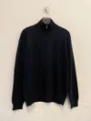 Loro Piana High-neck Knitted Jumper In Black