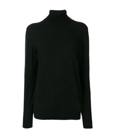 Loro Piana High-neck Slim Pullover In Black