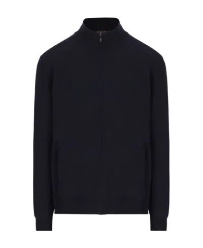 Loro Piana Cashmere Cardigan In Navy