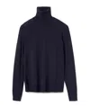 Loro Piana High-necked Long-sleeved Sweater In Blue