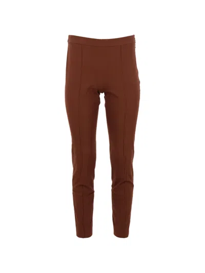 Pre-owned Loro Piana High-rise Trousers In Brown