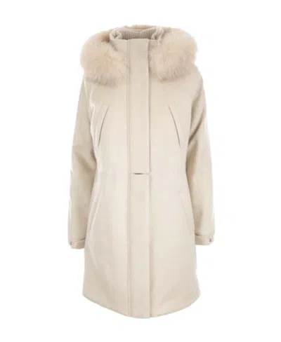 Loro Piana Hood Long-sleeved Coat In Pattern