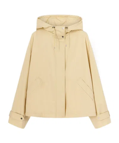 Loro Piana Hooded Casual Jacket In Nude
