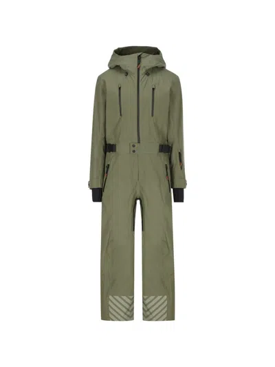 Loro Piana Hooded Jumpsuit In Green