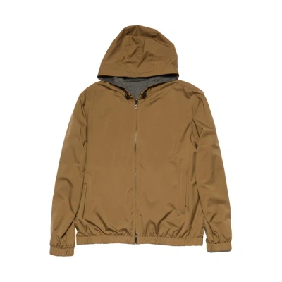 Loro Piana Hooded Reversible Bomber Jacket In Multi