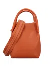 Loro Piana Hook Bale Micro Bag In Orange