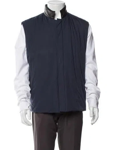 Pre-owned Loro Piana Horsey Vest In Blue