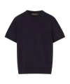 Loro Piana Ice Wish Crewneck In Navy Blue