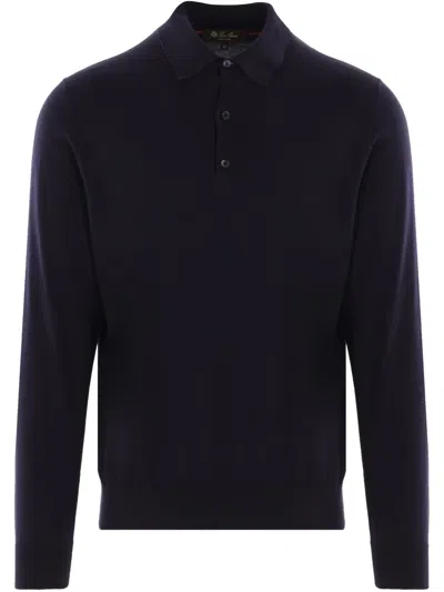 Loro Piana Ice Wish Polo Shirt In 蓝色
