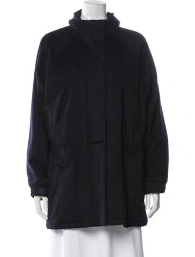 Pre-owned Loro Piana Icer Cashmere Parka In Blue