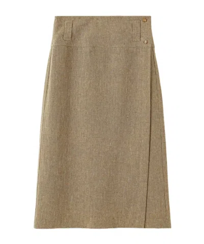 Loro Piana Isotta Skirt In Green