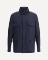 Loro Piana Jacket With Removable Vest In Blue