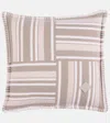 Loro Piana Jacquard Wool And Cashmere Cushion In Sand