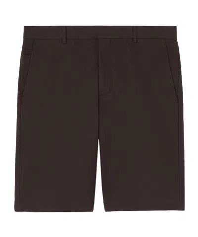Loro Piana Cotton Bermuda Shorts In Brown