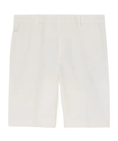 Loro Piana Jarno Bermuda Shorts In Optical White