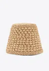 Loro Piana Jasmine Raffia Bucket Hat