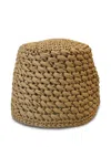 Loro Piana Jasmine Raffia Bucket Hat In Brown