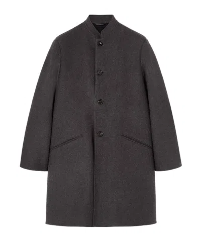 Loro Piana Javier Cashmere Coat In Black