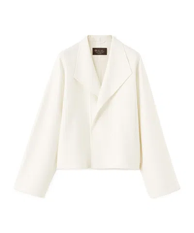 Loro Piana Jeff Caban Casual Jacket In White