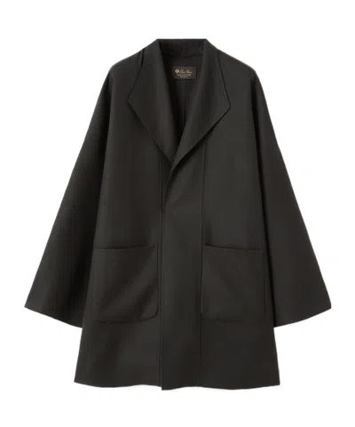 Loro Piana Jeff Coat In Black