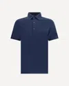 Loro Piana Button-fastening Polo Shirt In Blue