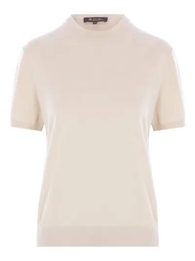 Loro Piana Jersey T-shirt In Neutral
