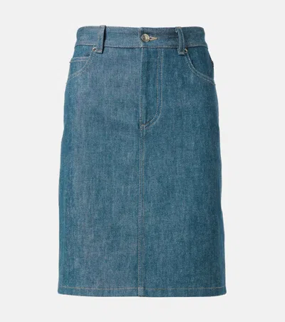 Loro Piana Jeansrock Joanne In Blau