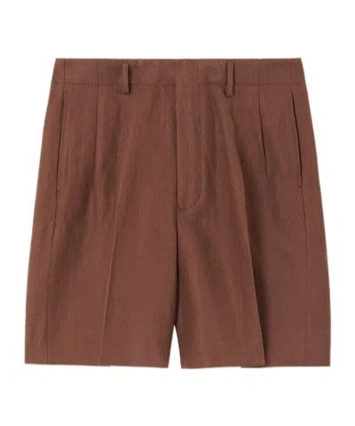 Loro Piana Joetsu Bermuda Shorts In Brown