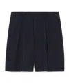 Loro Piana Joetsu Bermuda Shorts In Navy Blue