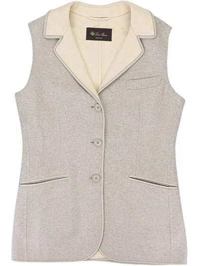 Loro Piana Jools Waistcoat In Grey