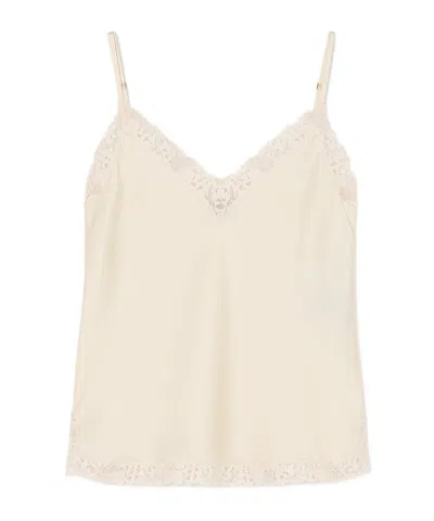 Loro Piana Katerina Top In Ivory White