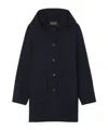 Loro Piana Kian Hooded Coat In Black