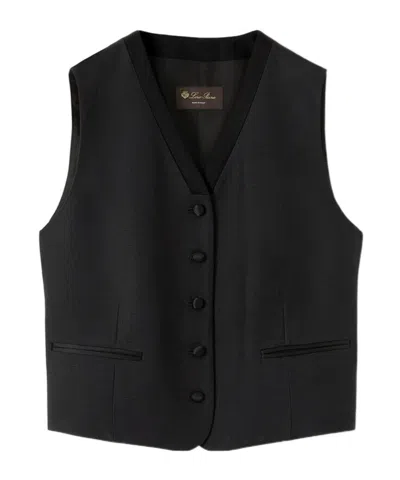 Loro Piana Kilian Vest In Black