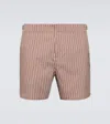 Loro Piana Kito Swim Trunks In Red